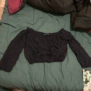 Brandy Melville Off-shoulder Crop Top